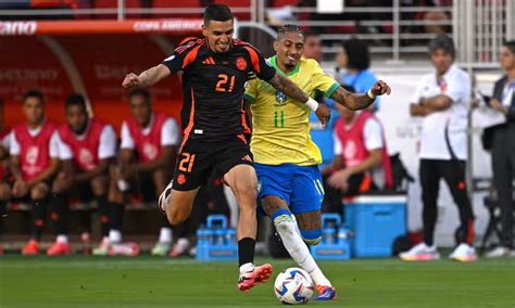 Copa America: Brazil held to draw by Colombia and face Uruguay .